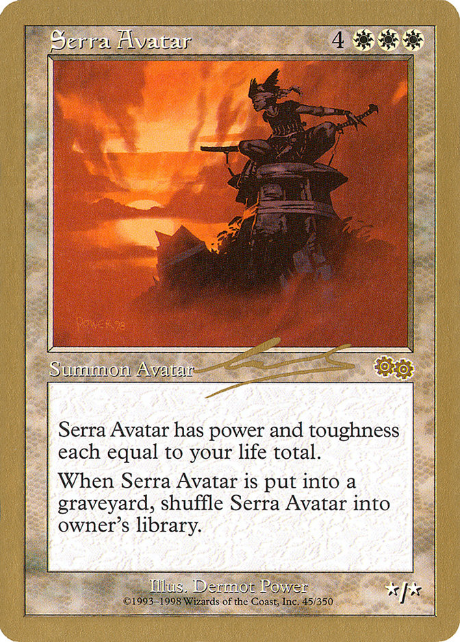 Serra Avatar (Nicolas Labarre) [World Championship Decks 2000] | Game Haven TX