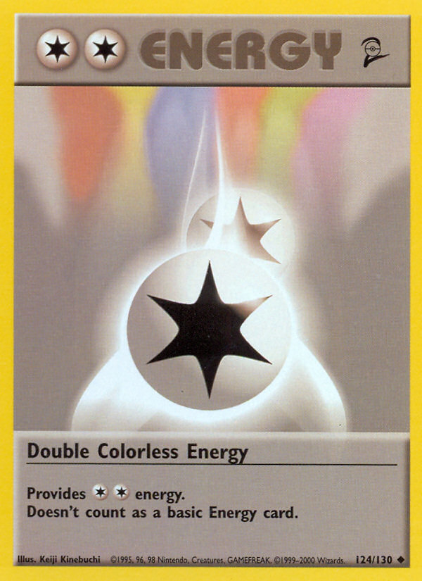 Double Colorless Energy (124/130) [Base Set 2] | Game Haven TX