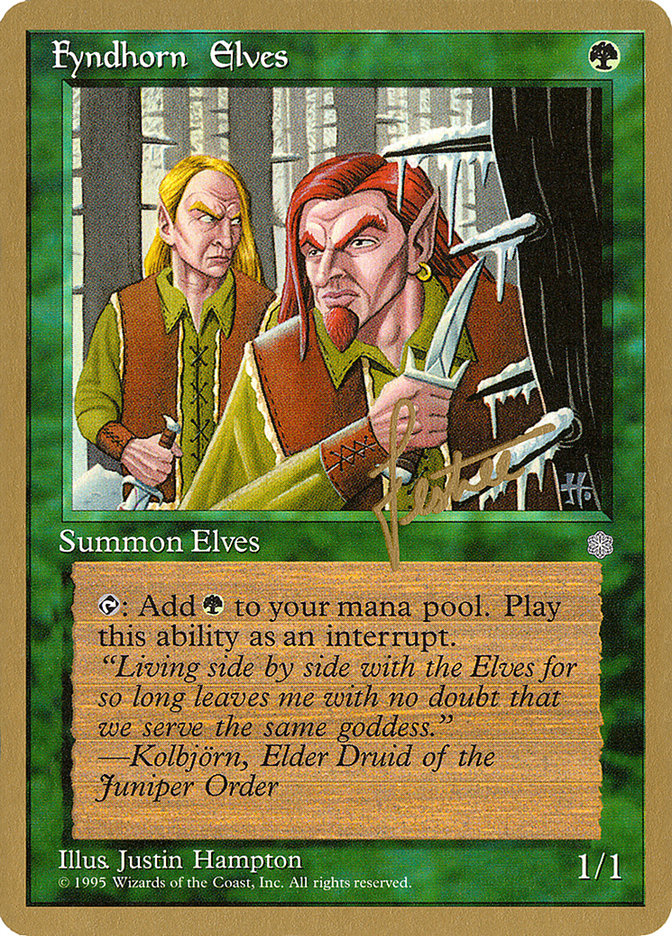 Fyndhorn Elves (Bertrand Lestree) [Pro Tour Collector Set] | Game Haven TX