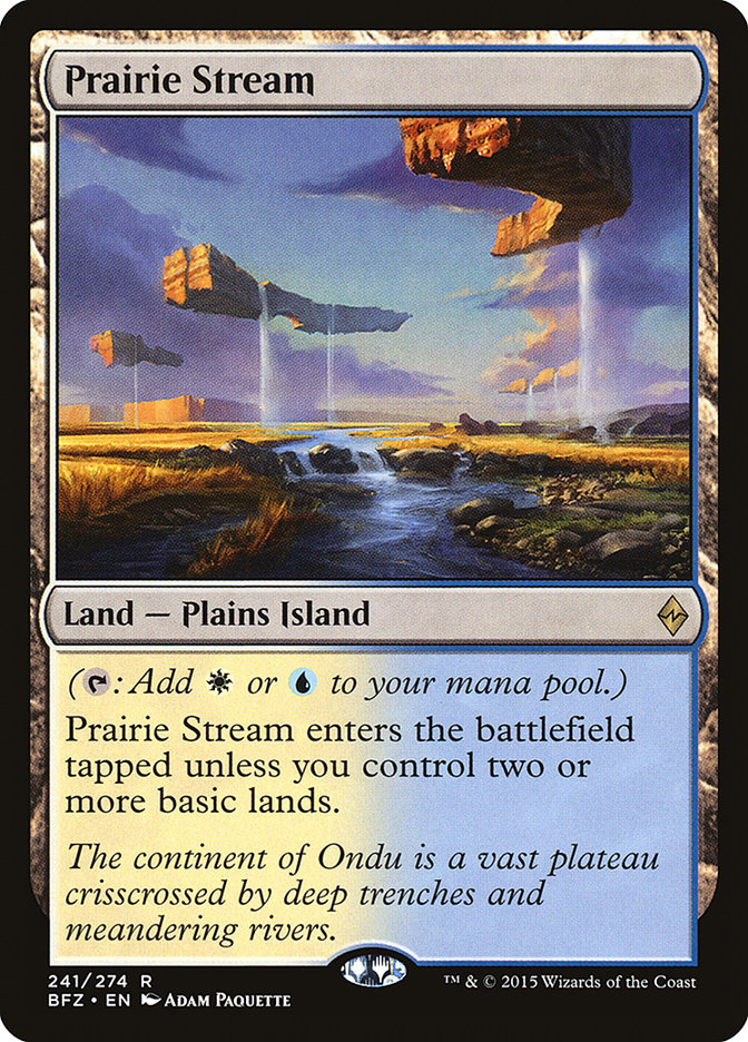 Prairie Stream [Battle for Zendikar] | Game Haven TX