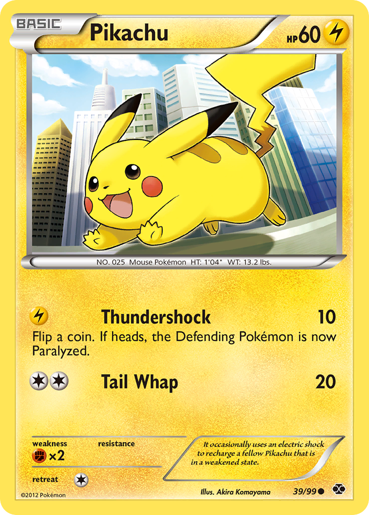 Pikachu (39/99) [Black & White: Next Destinies] | Game Haven TX