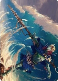 Tazeem Roilmage Art Card [Zendikar Rising Art Series] | Game Haven TX