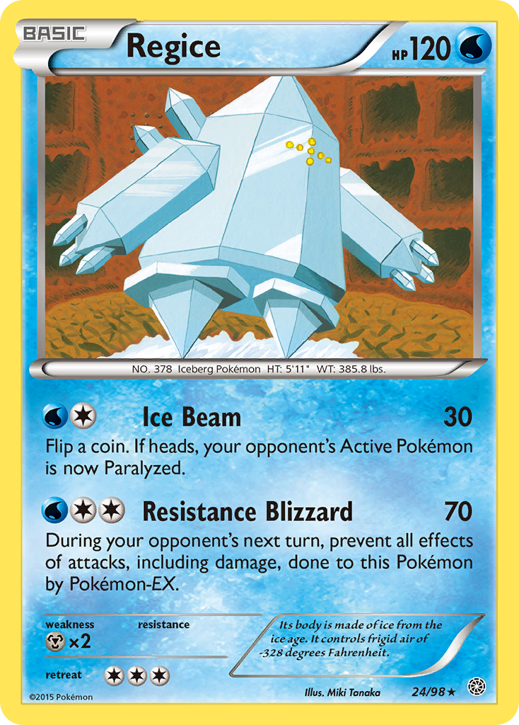 Regice (24/98) [XY: Ancient Origins] | Game Haven TX