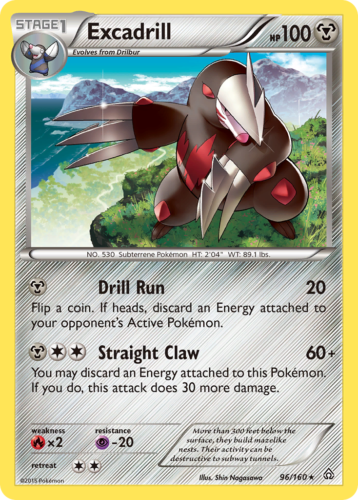 Excadrill (96/160) [XY: Primal Clash] | Game Haven TX