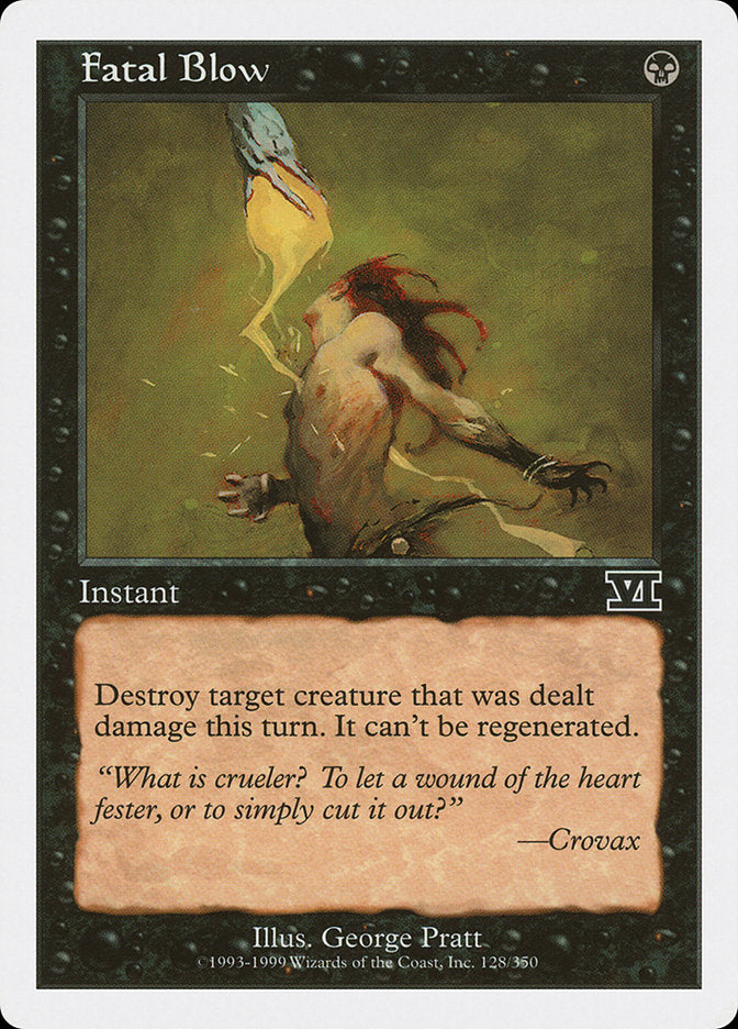 Fatal Blow [Classic Sixth Edition] | Game Haven TX