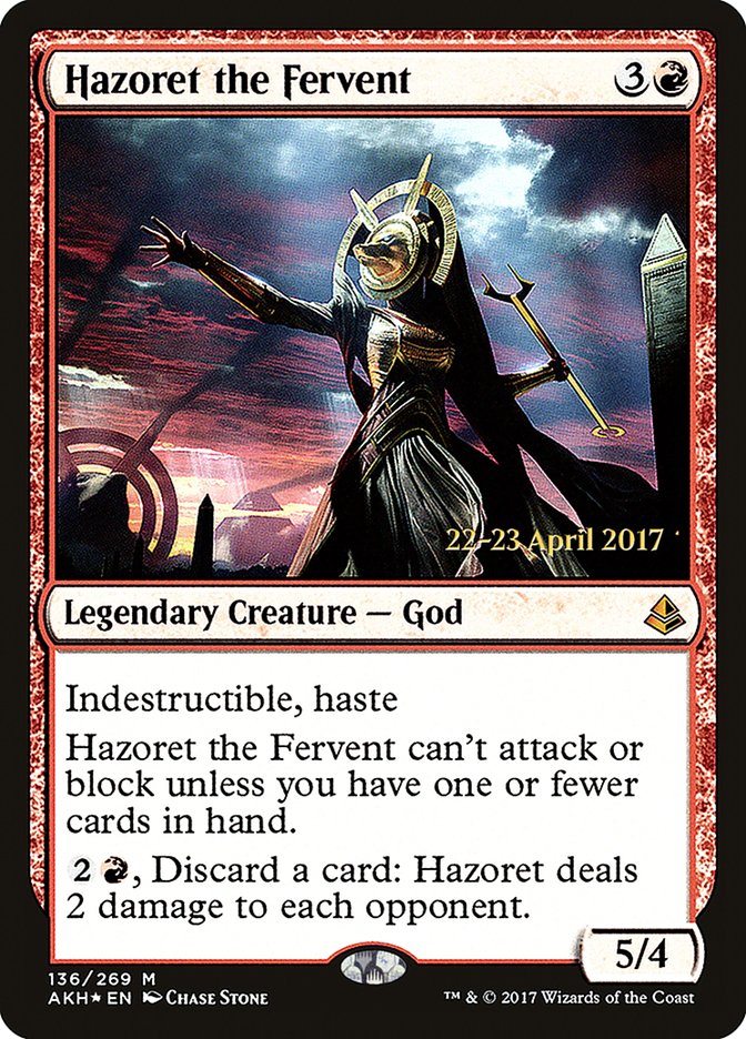 Hazoret the Fervent [Amonkhet Promos] | Game Haven TX