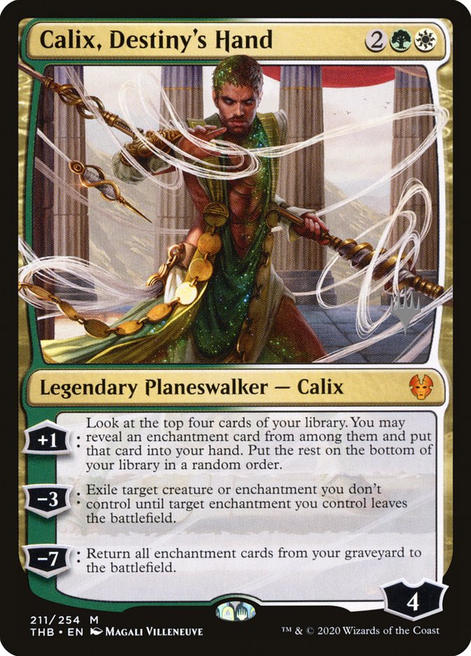 Calix, Destiny's Hand (Promo Pack) [Theros Beyond Death Promos] | Game Haven TX