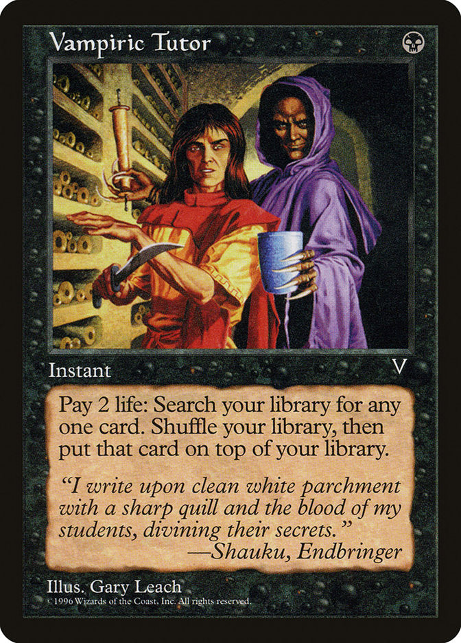 Vampiric Tutor [Visions] | Game Haven TX