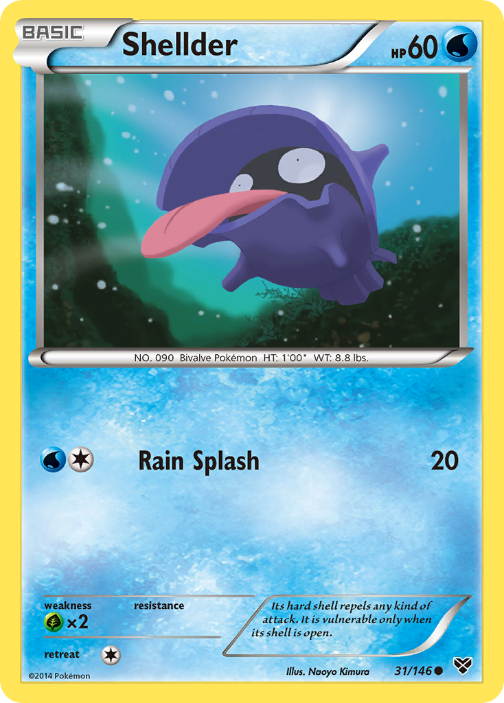 Shellder (31/146) [XY: Base Set] | Game Haven TX