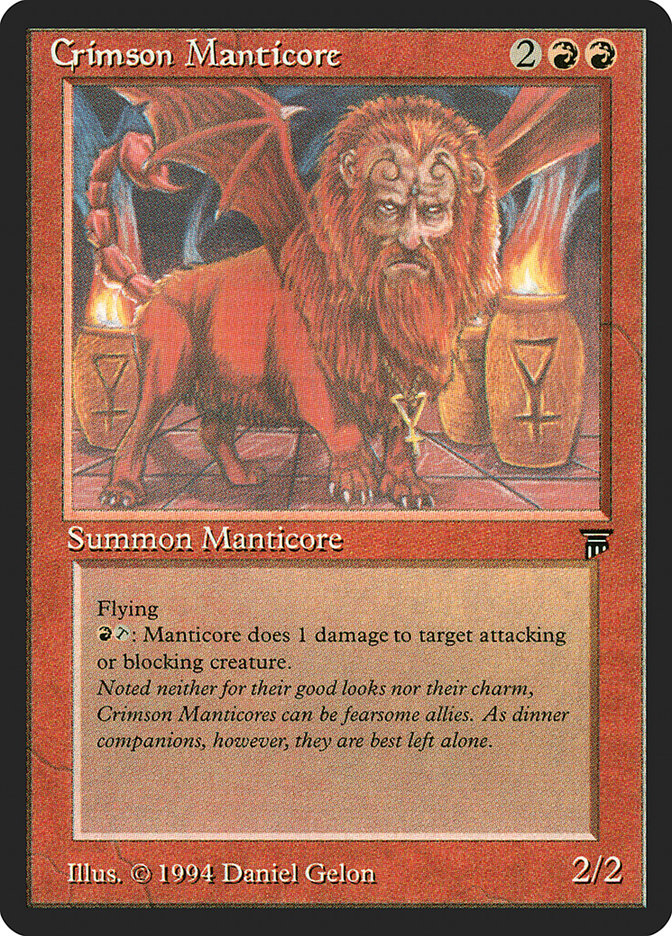 Crimson Manticore [Legends] | Game Haven TX