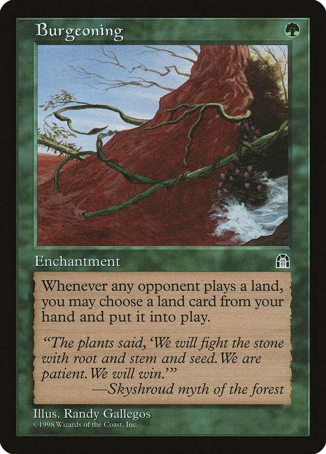Burgeoning [Stronghold] | Game Haven TX
