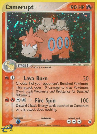 Camerupt (4/109) [EX: Ruby & Sapphire] | Game Haven TX