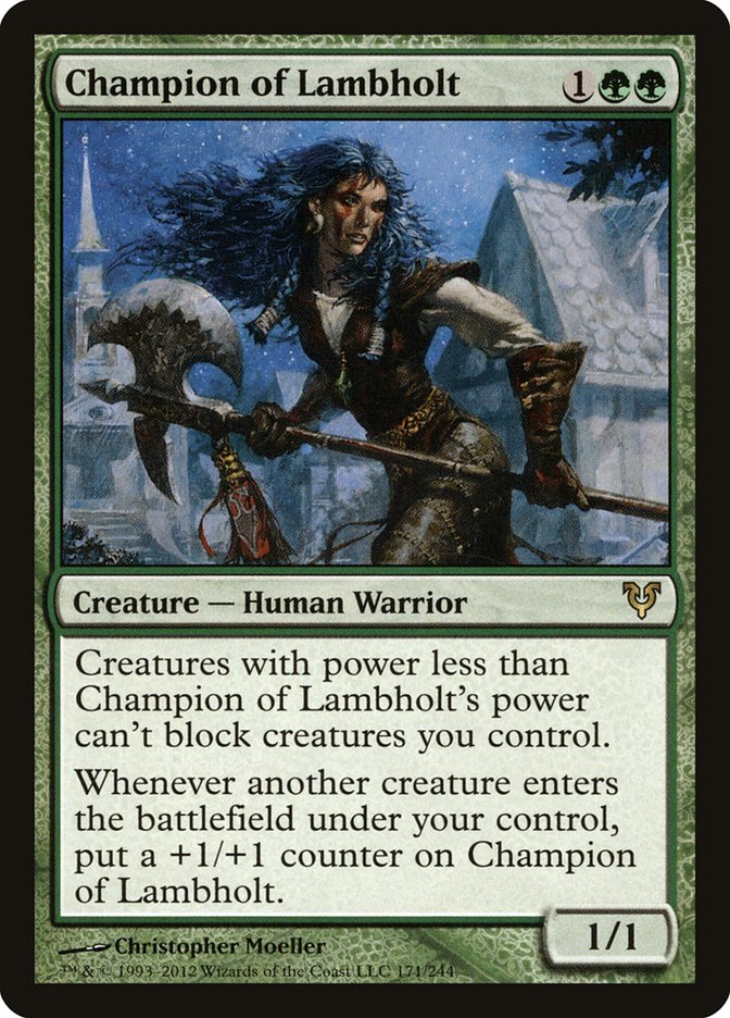 Champion of Lambholt [Avacyn Restored] | Game Haven TX