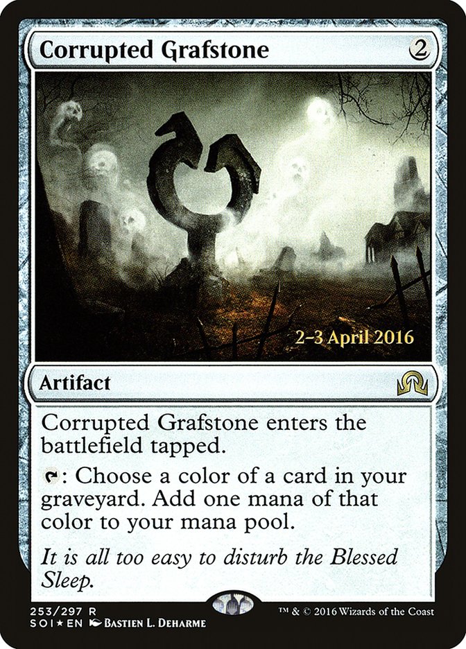 Corrupted Grafstone [Shadows over Innistrad Promos] | Game Haven TX