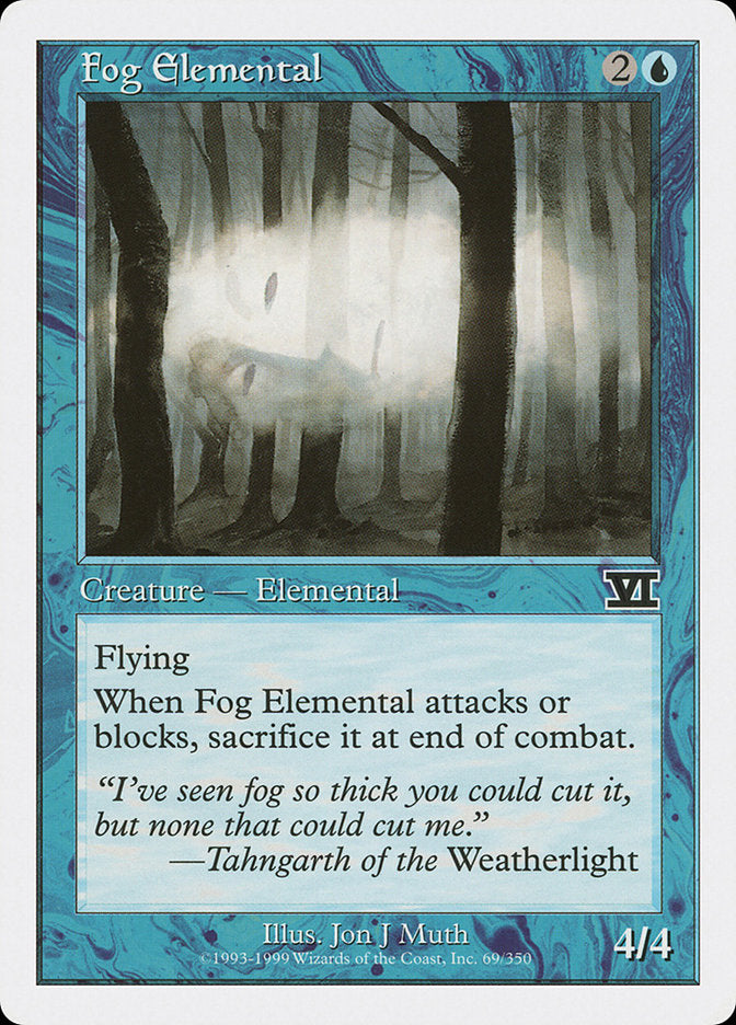 Fog Elemental [Classic Sixth Edition] | Game Haven TX