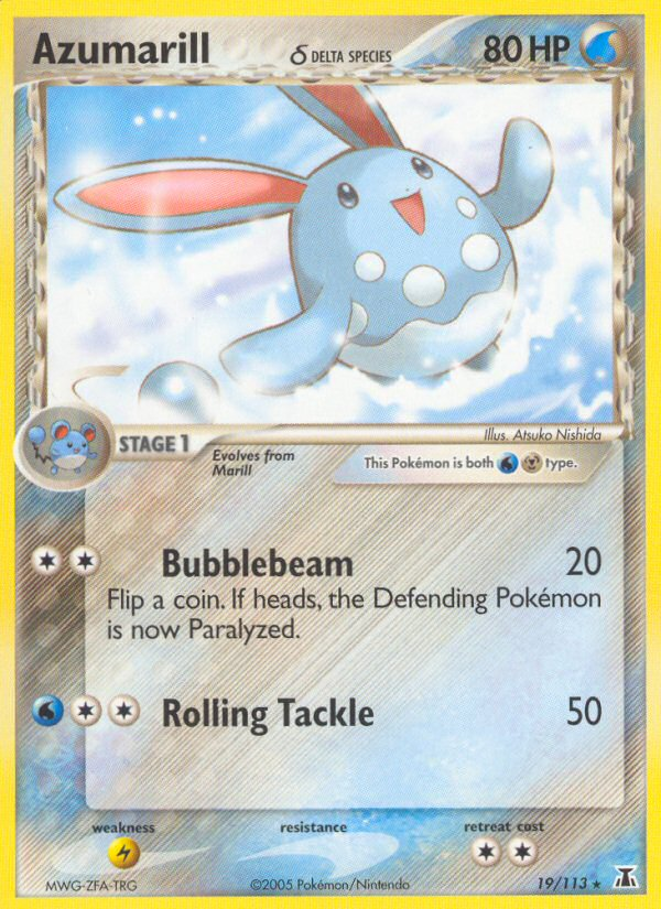 Azumarill (19/113) (Delta Species) [EX: Delta Species] | Game Haven TX