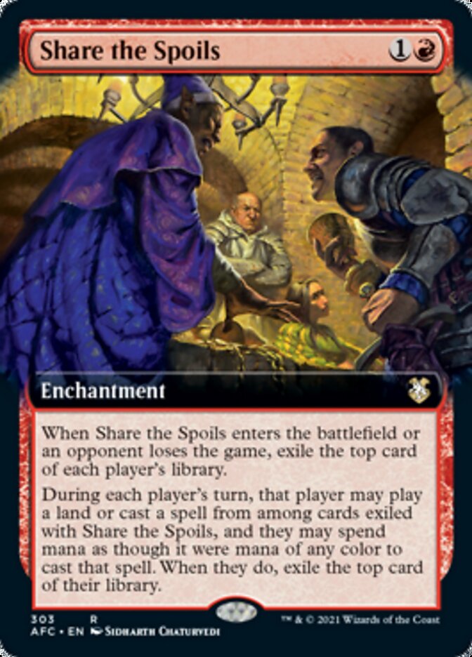 Share the Spoils (Extended) [Dungeons & Dragons: Adventures in the Forgotten Realms Commander] | Game Haven TX