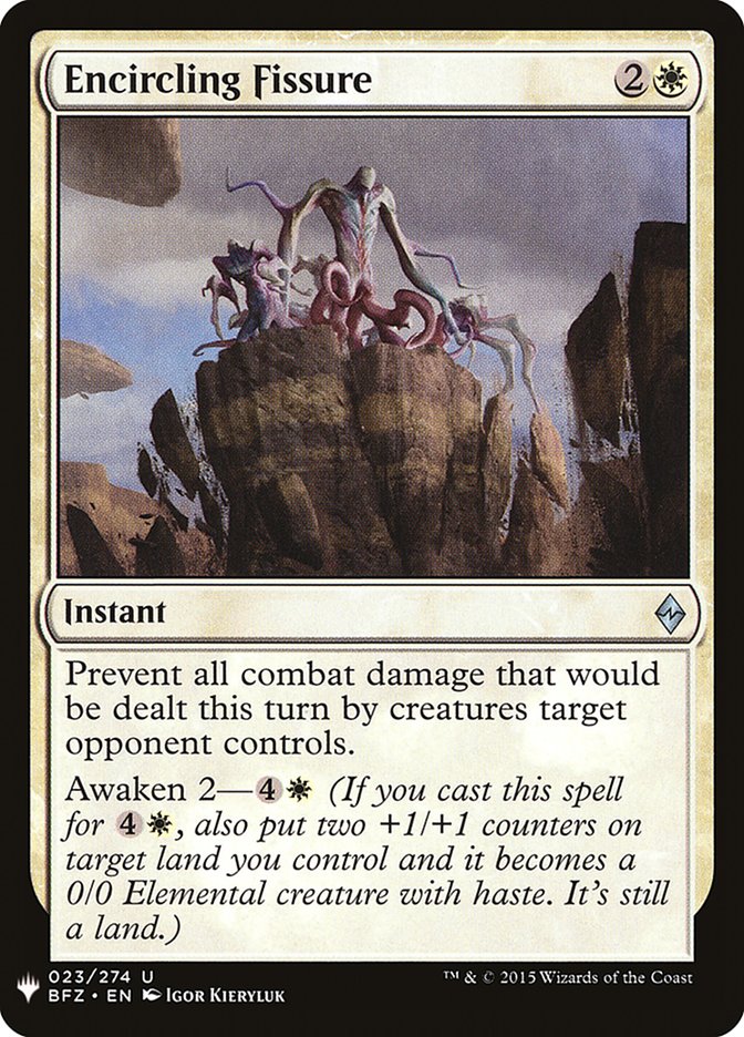 Encircling Fissure [Mystery Booster] | Game Haven TX