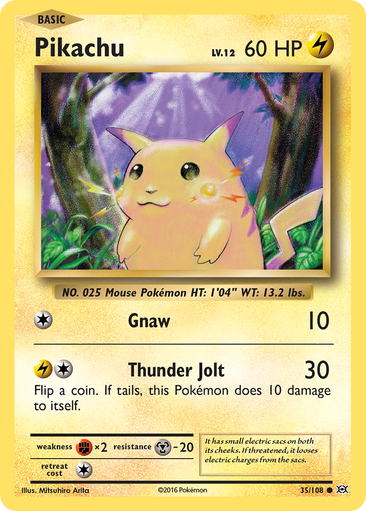 Pikachu (35/108) [XY: Evolutions] | Game Haven TX