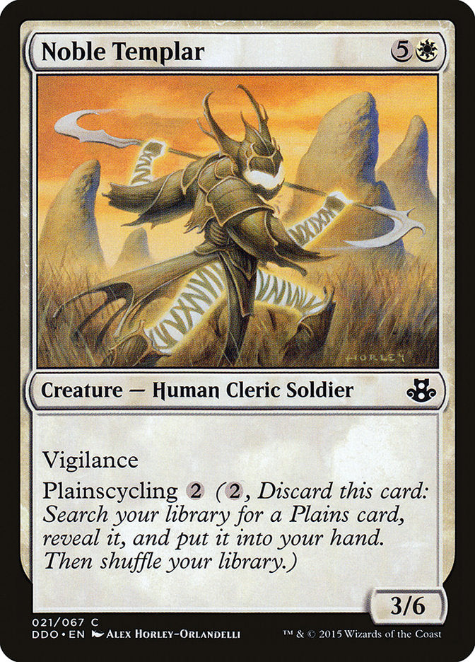 Noble Templar [Duel Decks: Elspeth vs. Kiora] | Game Haven TX