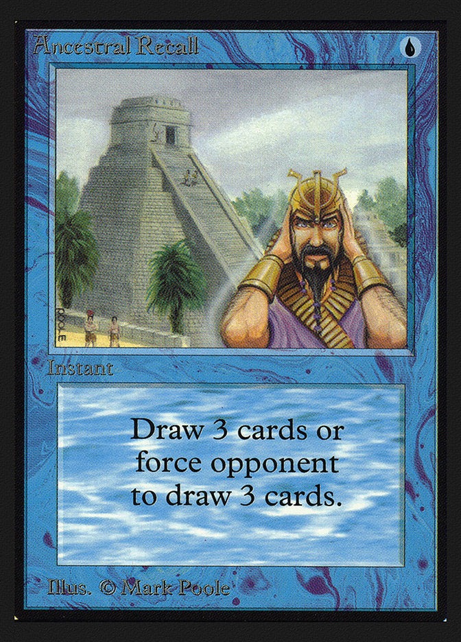 Ancestral Recall (IE) [Intl. Collectors’ Edition] | Game Haven TX