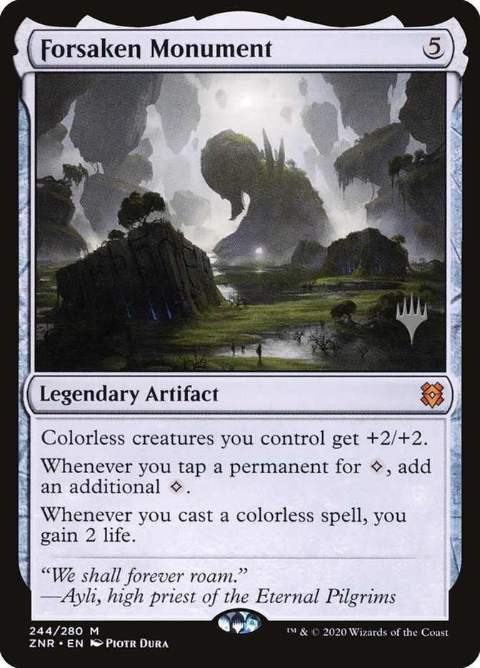 Forsaken Monument (Promo Pack) [Zendikar Rising Promos] | Game Haven TX