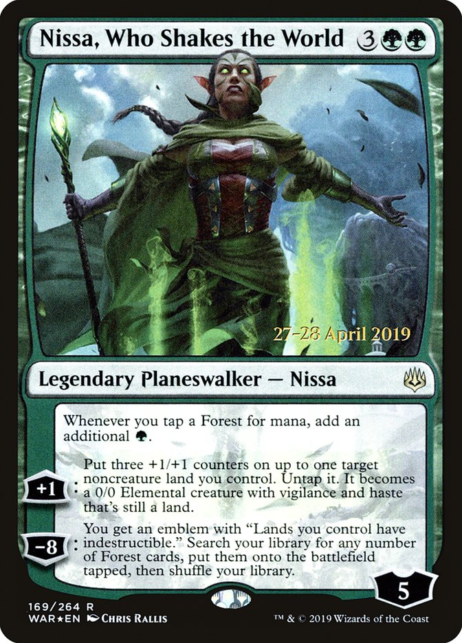 Nissa, Who Shakes the World [War of the Spark Promos] | Game Haven TX