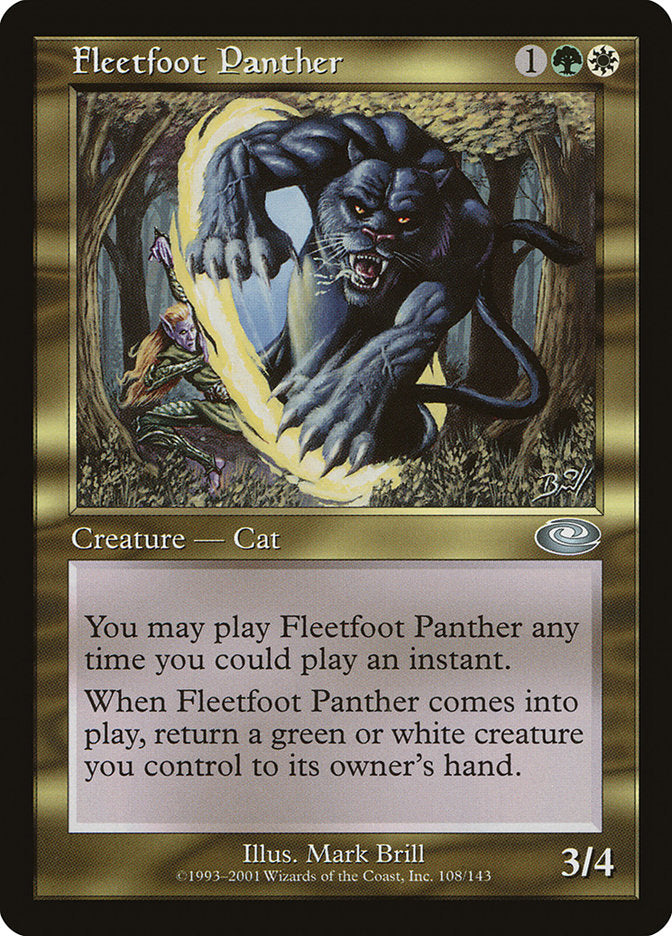 Fleetfoot Panther [Planeshift] | Game Haven TX