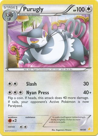 Purugly (19/30) [XY: Trainer Kit 3 - Pikachu Libre] | Game Haven TX