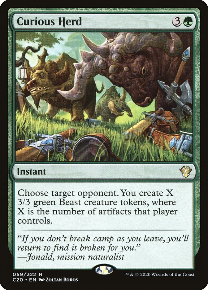 Curious Herd [Commander 2020] | Game Haven TX