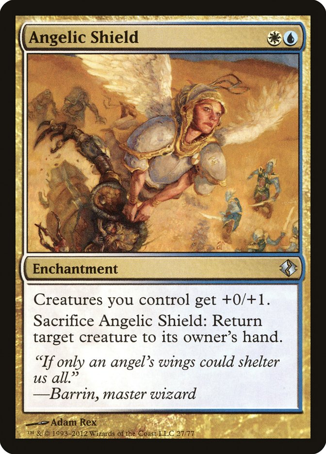 Angelic Shield [Duel Decks: Venser vs. Koth] | Game Haven TX