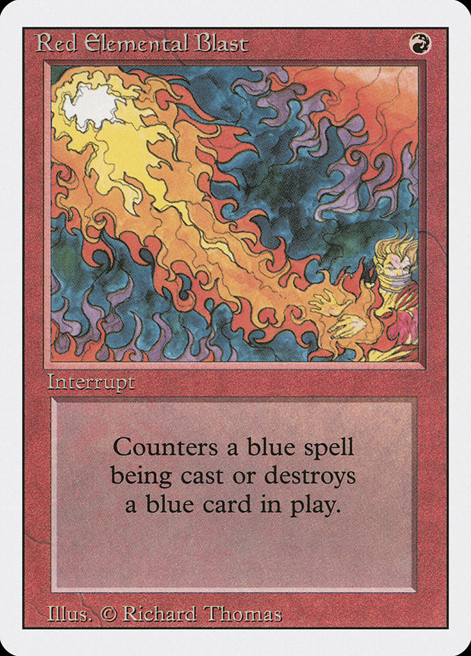 Red Elemental Blast [Revised Edition] | Game Haven TX