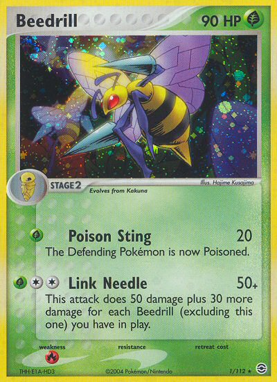 Beedrill (1/112) [EX: FireRed & LeafGreen] | Game Haven TX