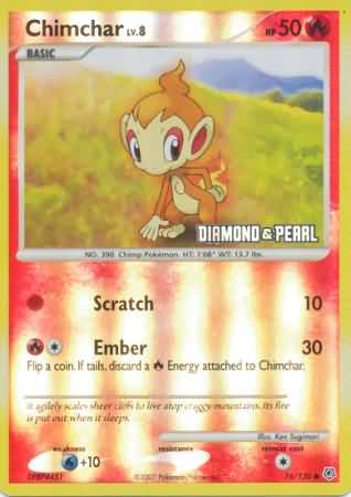 Chimchar (76/130) [Burger King Promos: 2008 Collection] | Game Haven TX