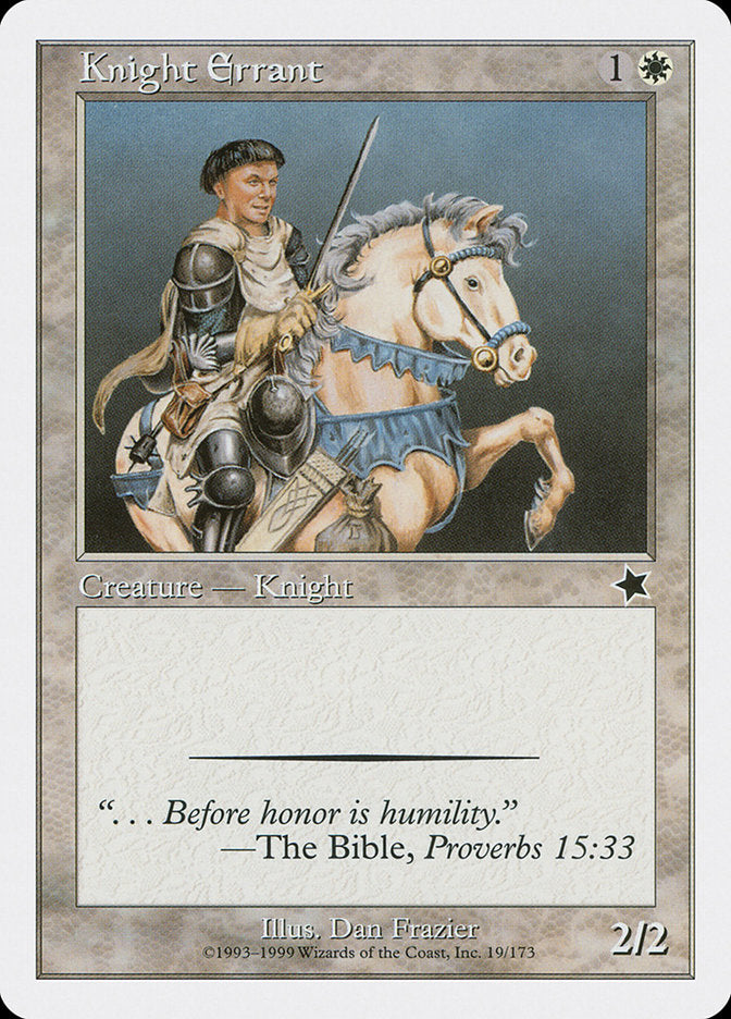 Knight Errant [Starter 1999] | Game Haven TX