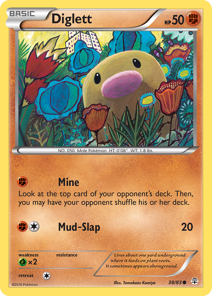 Diglett (38/83) [XY: Generations] | Game Haven TX