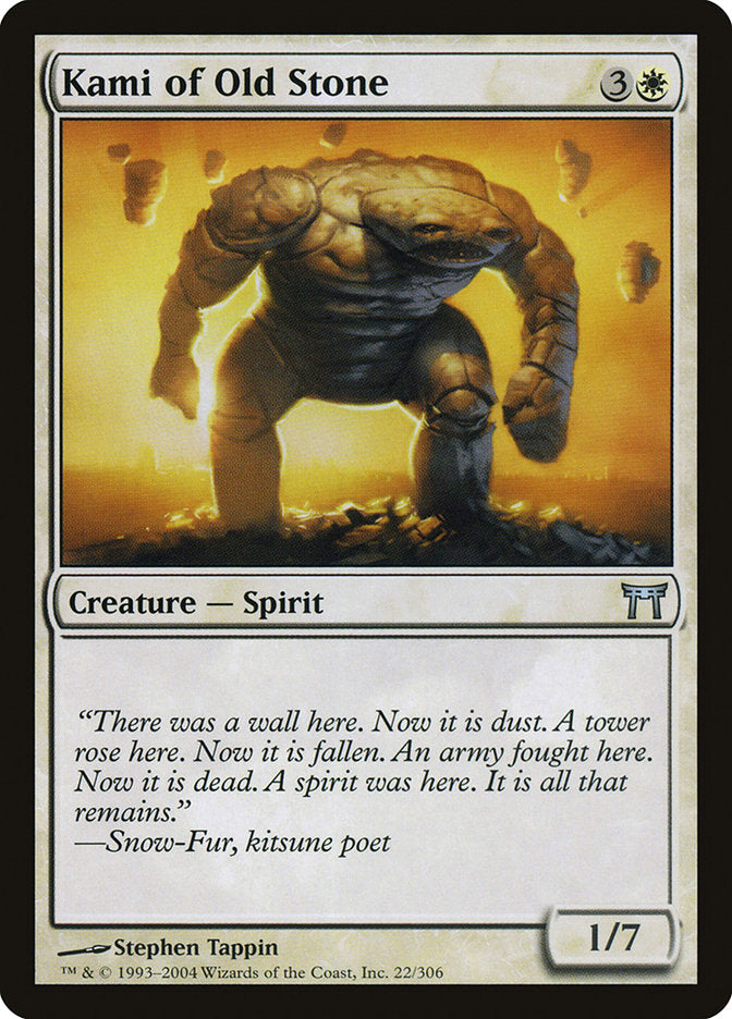 Kami of Old Stone [Champions of Kamigawa] | Game Haven TX
