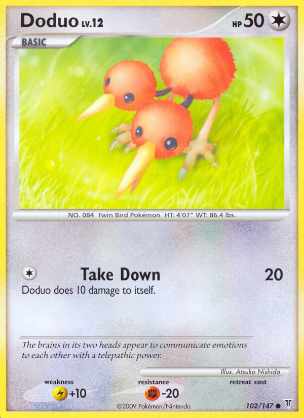 Doduo (102/147) [Platinum: Supreme Victors] | Game Haven TX