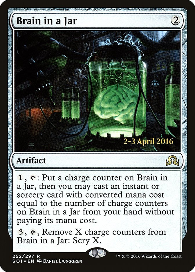 Brain in a Jar [Shadows over Innistrad Promos] | Game Haven TX