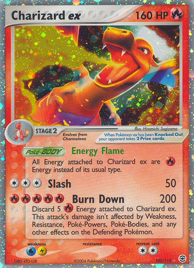 Charizard ex (105/112) [EX: FireRed & LeafGreen] | Game Haven TX