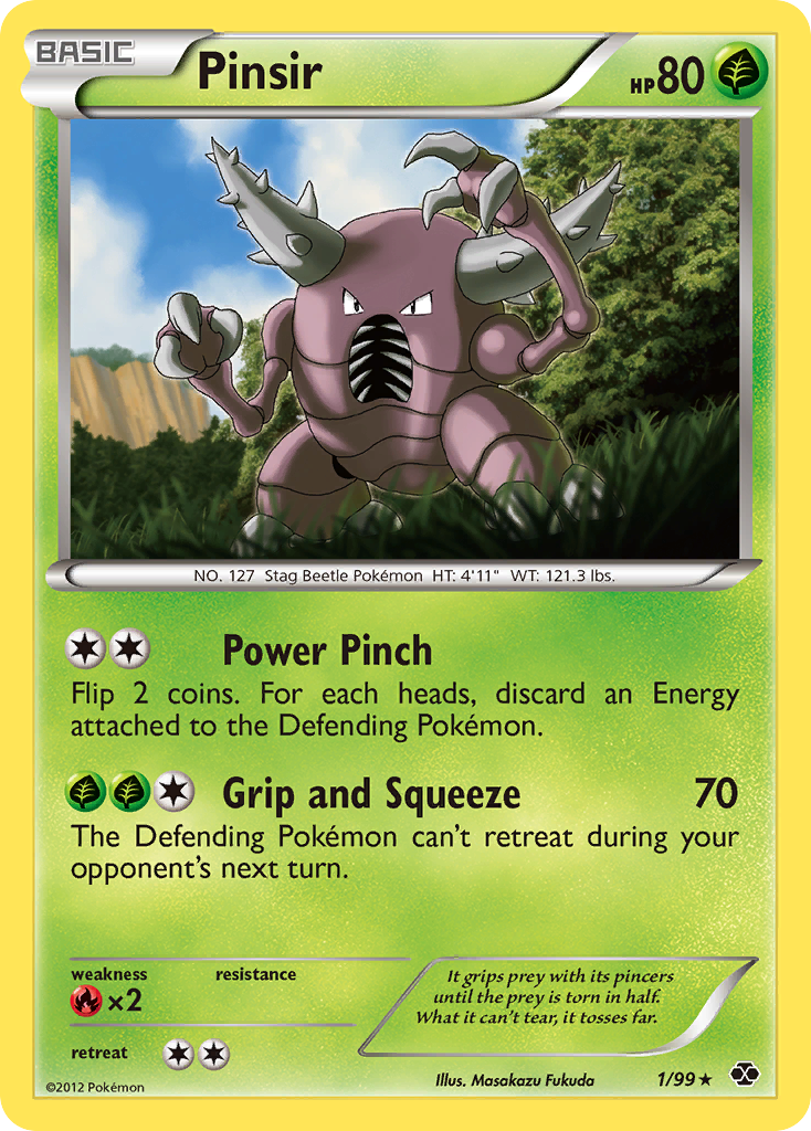 Pinsir (1/99) [Black & White: Next Destinies] | Game Haven TX