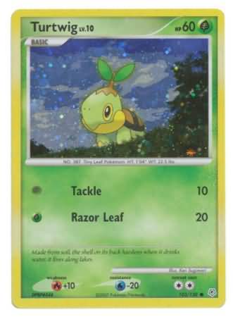 Turtwig (103/130) (Cosmos Holofoil) [Diamond & Pearl: Base Set] | Game Haven TX