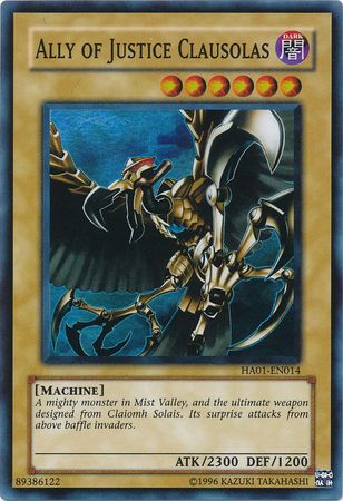 Ally of Justice Clausolas [HA01-EN014] Super Rare | Game Haven TX