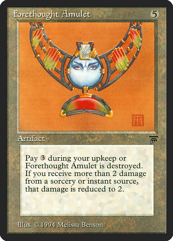 Forethought Amulet [Legends] | Game Haven TX
