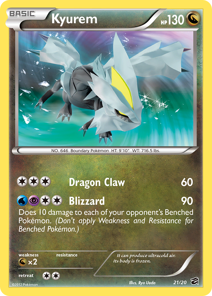 Kyurem (21/20) [Black & White: Dragon Vault] | Game Haven TX