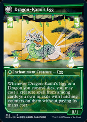 The Dragon-Kami Reborn // Dragon-Kami's Egg (Showcase Soft Glow) [Kamigawa: Neon Dynasty] | Game Haven TX