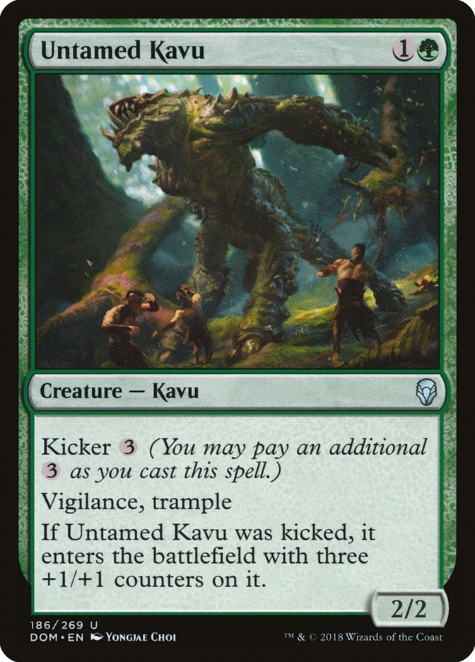 Untamed Kavu [Dominaria] | Game Haven TX