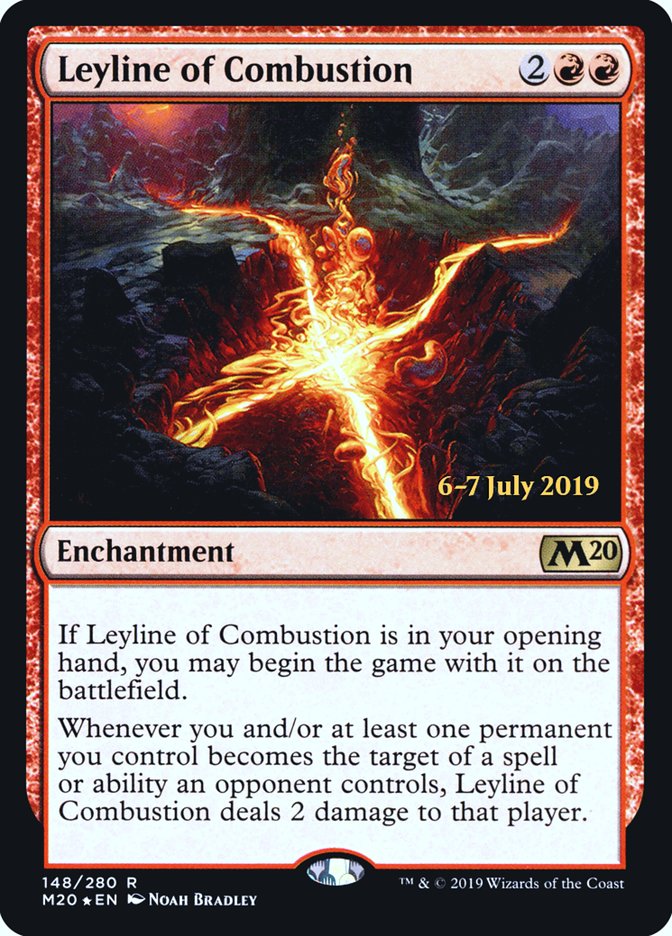 Leyline of Combustion [Core Set 2020 Promos] | Game Haven TX