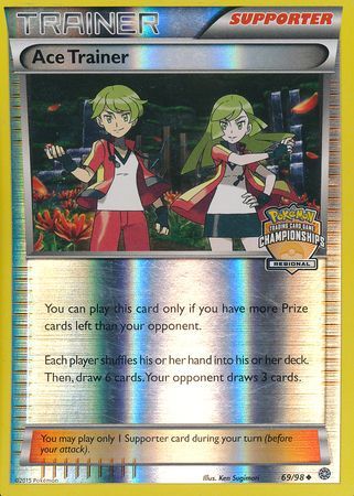 Ace Trainer (69/98) (Regional Championship Promo) [XY: Ancient Origins] | Game Haven TX