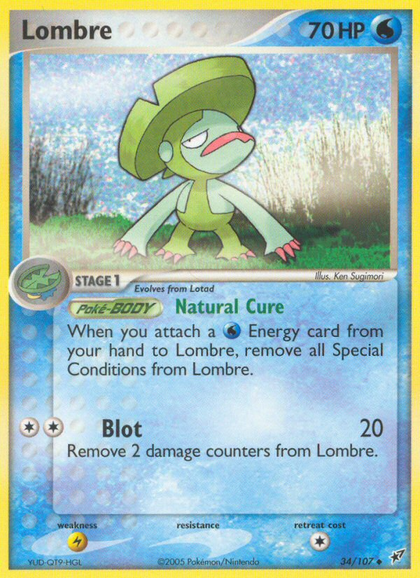 Lombre (34/107) [EX: Deoxys] | Game Haven TX